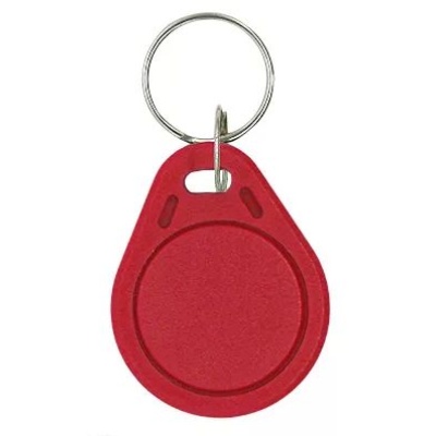 NFC RFID sleutelhanger tag Mifare Classic 1K 13.56 MHz ISO14443A GEN1 rood